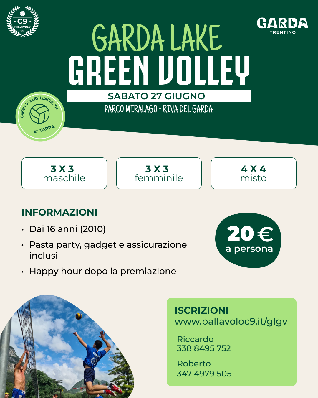 Locandina del Garda Lake Green Volley