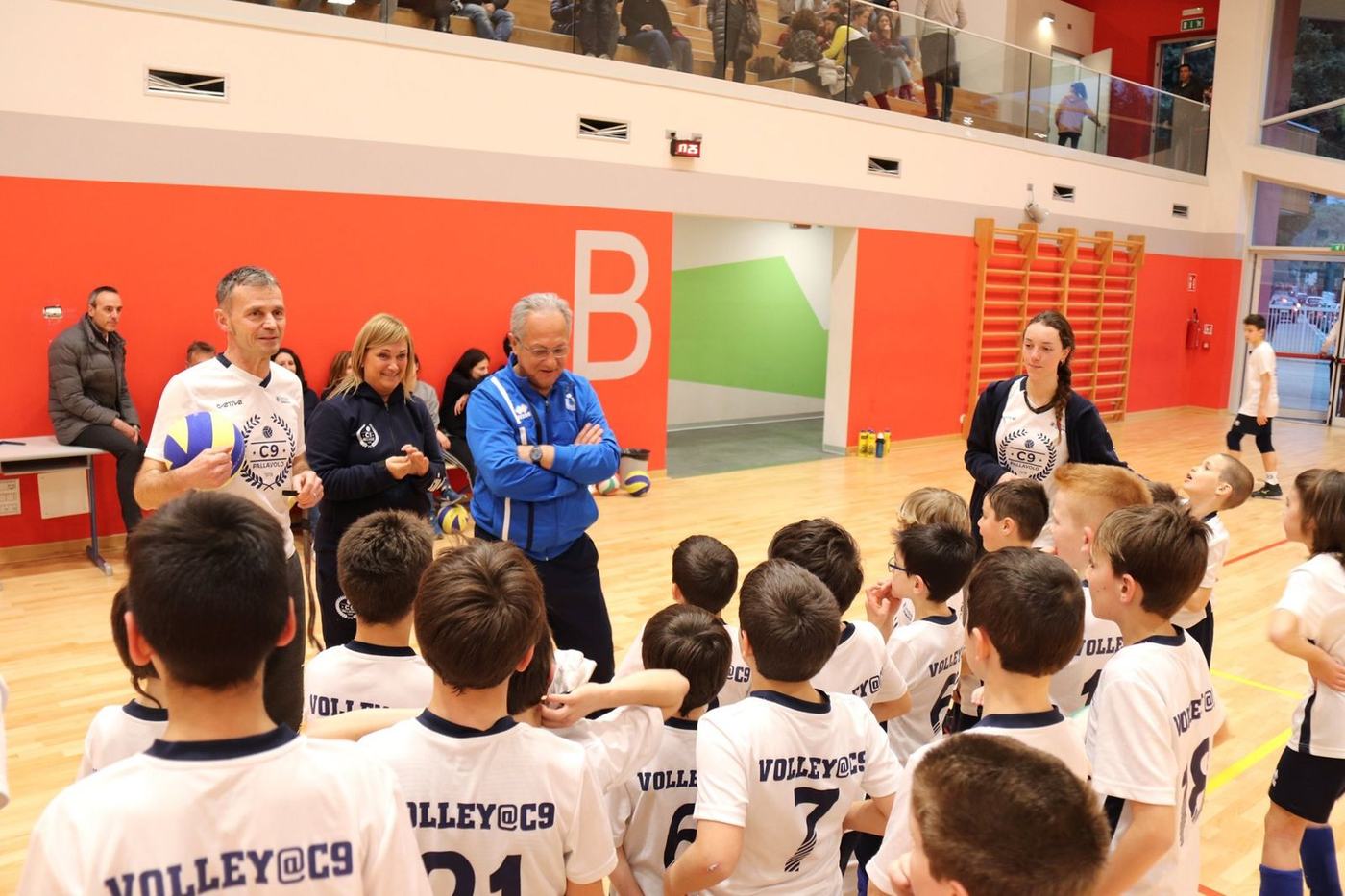 Un momento della Pallavolo C9