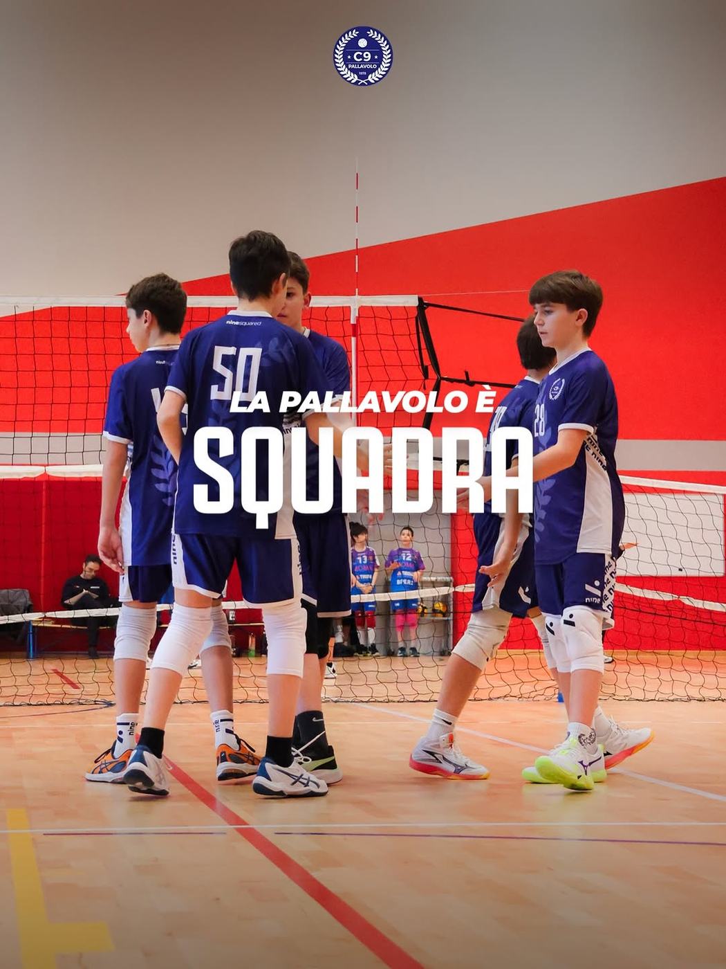 Squadra — il minivolley della Pallavolo C9